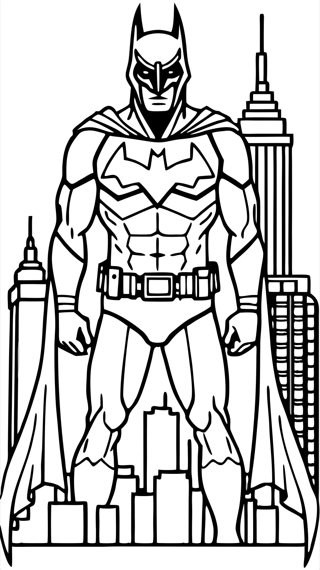 Páginas para colorear de Batman